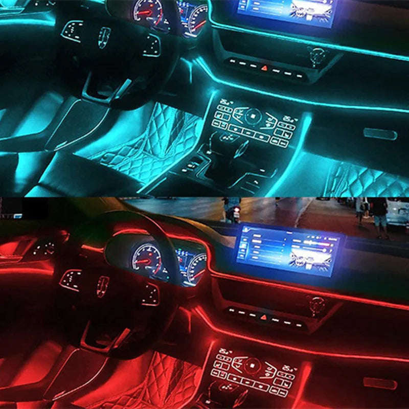 Luces ambientales para coche