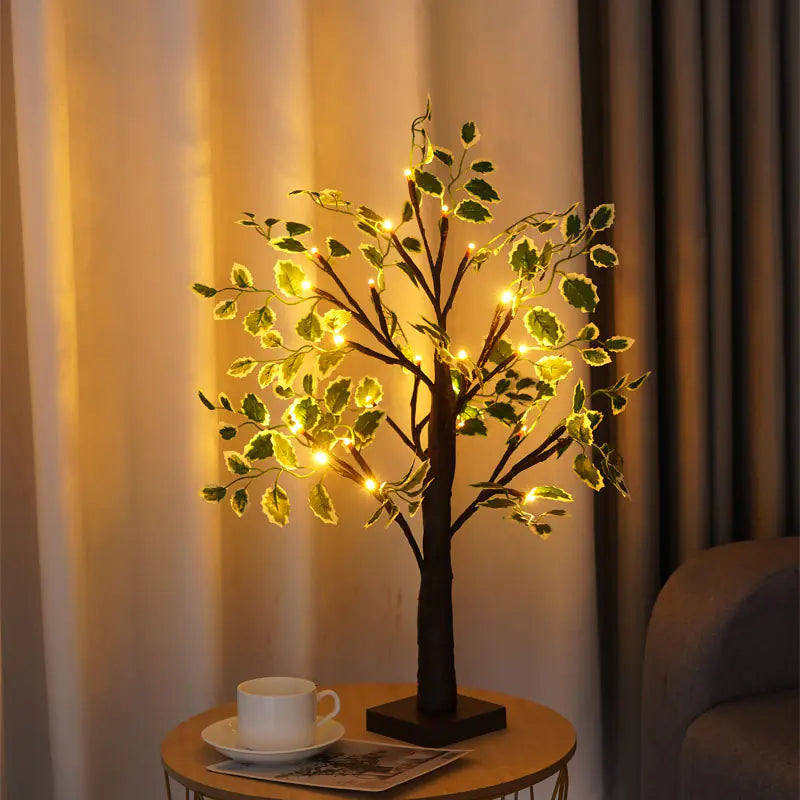 Luz LED para árbol de Navidad para decoración interior de Acción de Gracias y Navidad