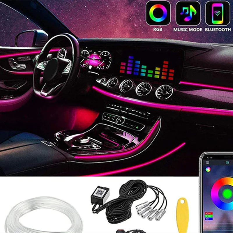 Luces ambientales para coche